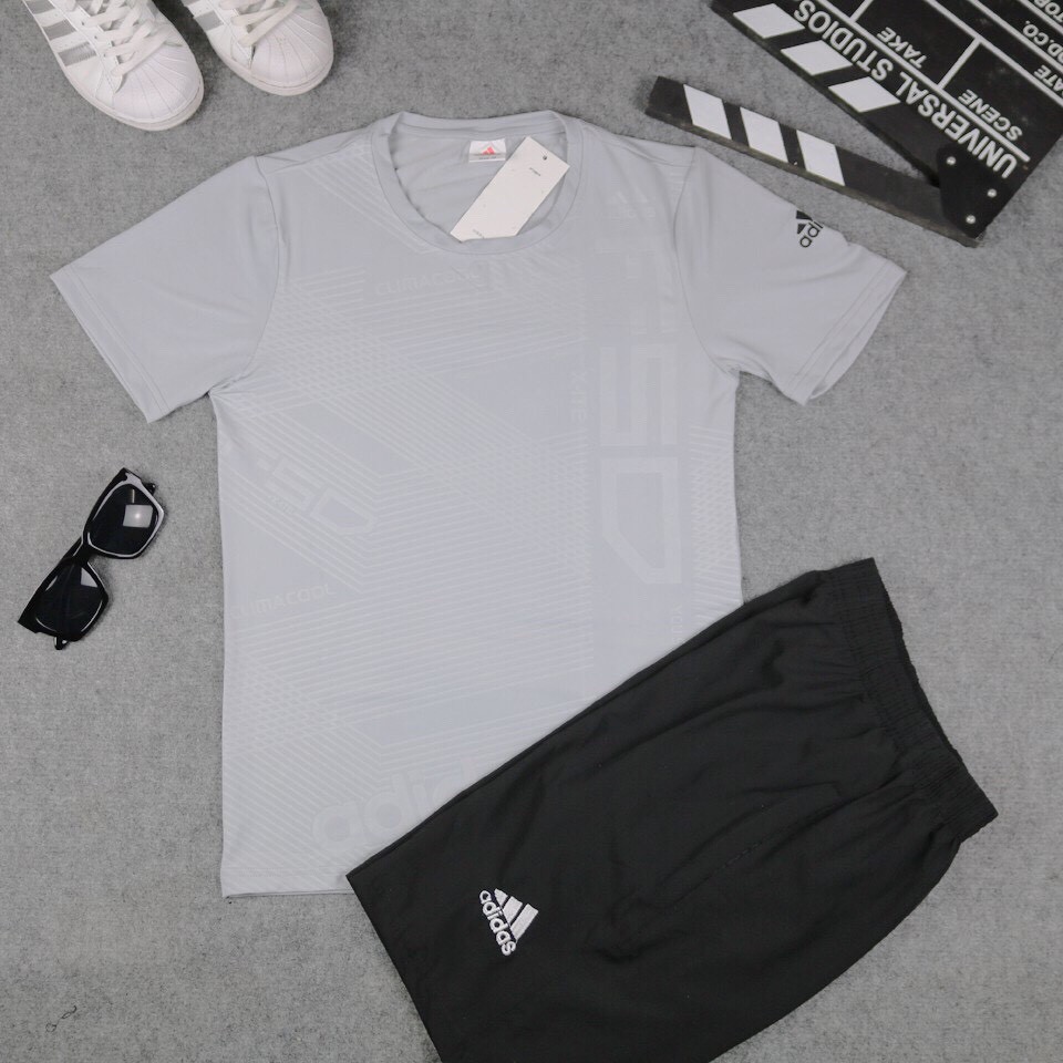 Bộ Quần Áo Thể Thao Nam Cổ Tròn Ép Vân Cao Tần F50 Siêu Đẹp | BigBuy360 - bigbuy360.vn