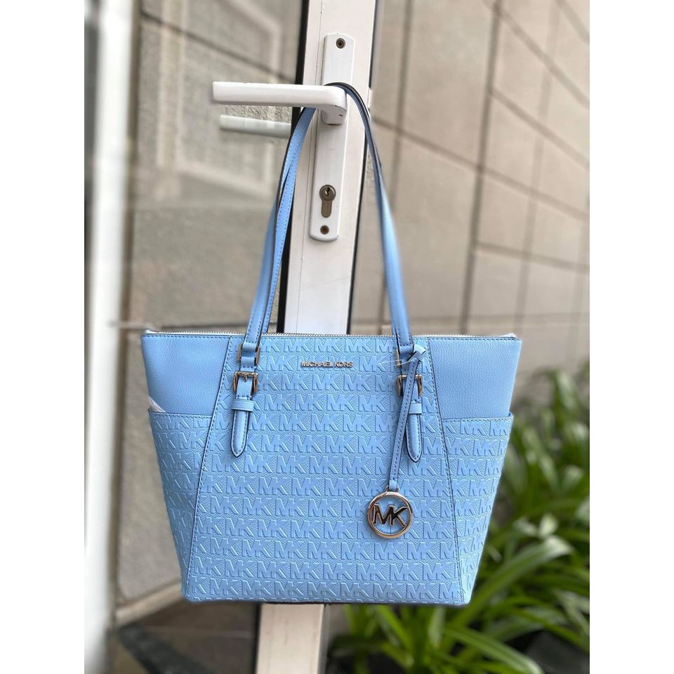 Túi xách nữ chính hãng Michael Kors Tote Logo in nổi đẹp suất sắc- Size 27-26-35( đáy- cao- miệng túi)