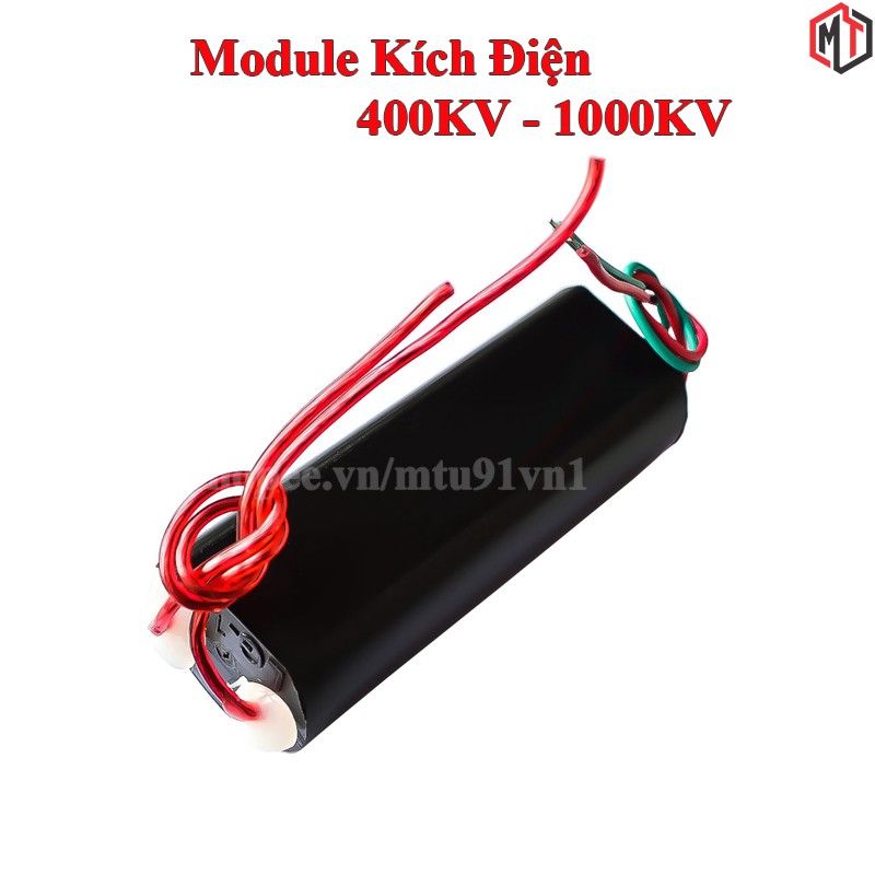 Module Kích Điện 3 - 6V Lên 400KV - 1000KV , Mạch Đánh Lửa Cao Áp 400KV - 1000KV