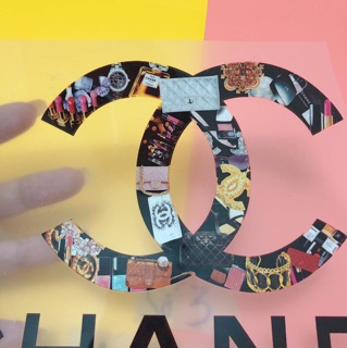 Sticker ủi,hình ủi, patch ủi logo Chanel