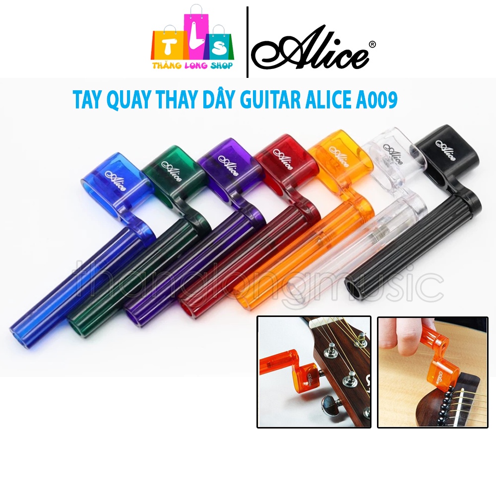 Tay Quay Thay Dây Guitar ( Có Đầu Nhổ Chốt Guitar ) Alice A009 (Giao màu ngẫu Nhiên)