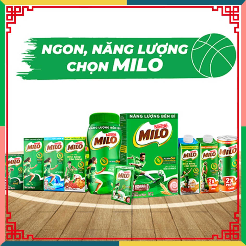 Thùng 48 hộp sữa nước Nestle Milo 180ml/ hộp ( Đại lý Ngọc Toản) mua 7 tặng 1
