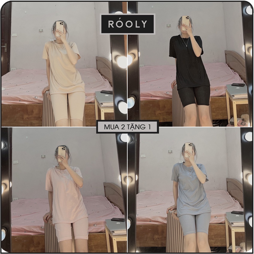 Bộ Ngủ Nữ Cotton Trơn 4 Màu Ảnh Thật Kèm Video