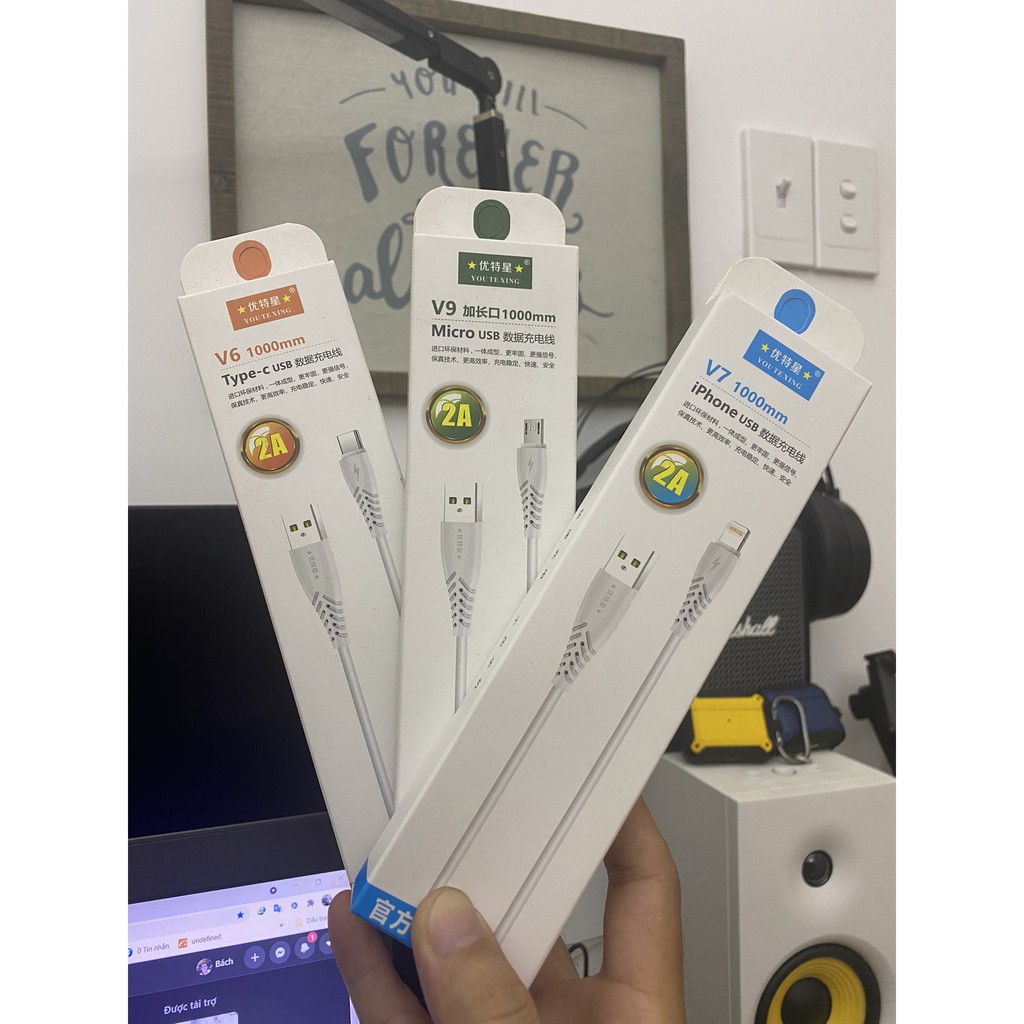 Dây Sạc iPhone Sam Sung - Cáp Sạc iPhone Cho Điện Thoại.Sạc Nhanh, chống đứt gãy dây, dòng điện tối đa 5 V 2A
