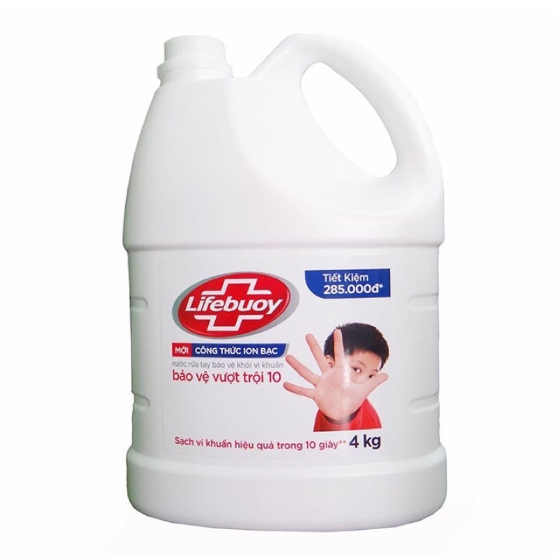 𝐆𝐈𝐀́ 𝐇𝐔̉𝐘 𝐃𝐈𝐄̣̂𝐓 Nước rửa tay LIFEBUOY giúp sạch khuẩn và bảo vệ vượt trội khỏi 99.9% vi khuẩn tốt nhất - can 4kg