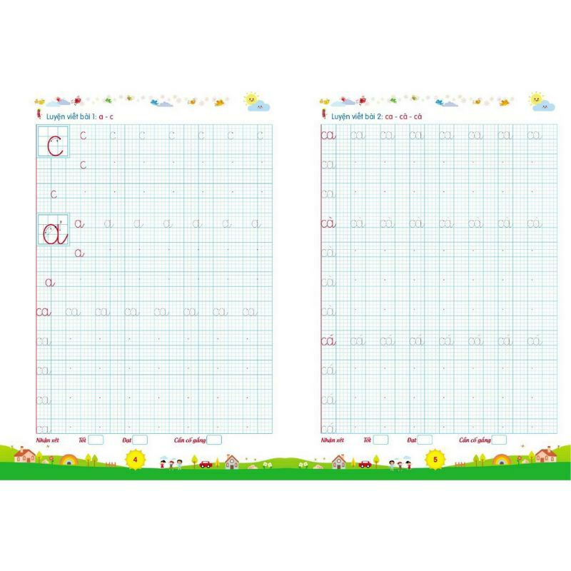 Sách - Vở luyện viết lớp 1 theo chương trình sách giáo khoa mới Cánh diều (2 quyển)