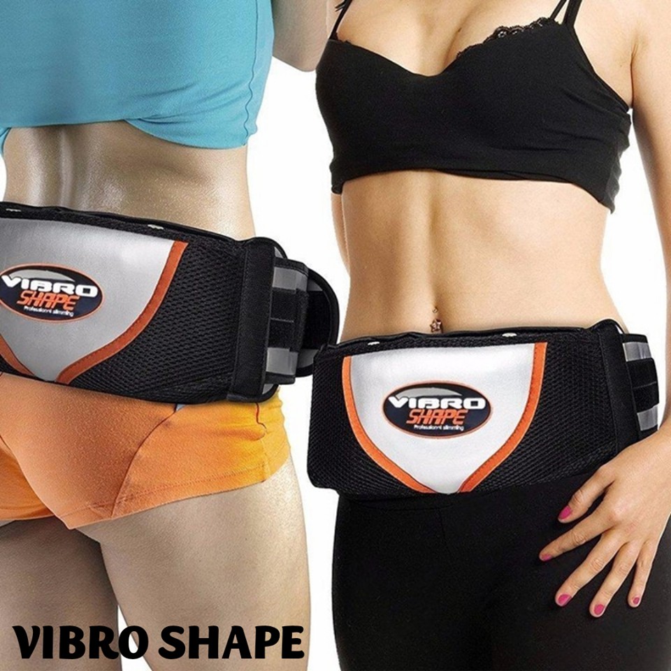 Đai Vibro Shape mát xa nóng giảm mỡ bụng