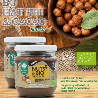 Bơ ProBios hạt phỉ cacao hữu cơ 400g
