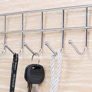 Móc Treo Đồ Sau Cửa Inox 5 Móc Tiện Lợi