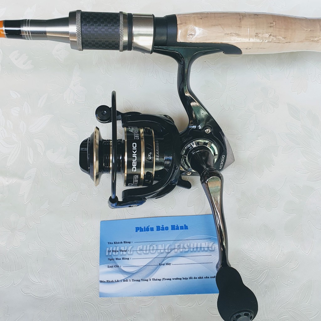 Bộ Cần Câu Lure Máy Đứng EAGLE SUPER  Đồ Câu Lure  Bộ Cần Lure Đứng