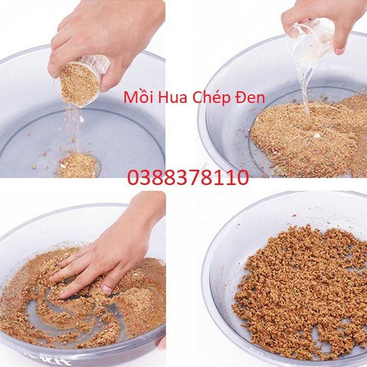 Mồi Hua Chép Đen, Cám Câu Cá, Mồi Câu Cá Chép Đen - CC 2