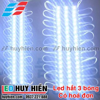 Led hắt 3 Led 5054 cỡ 7211 SS màu trắng ( vỉ 20 thanh 3 bóng)