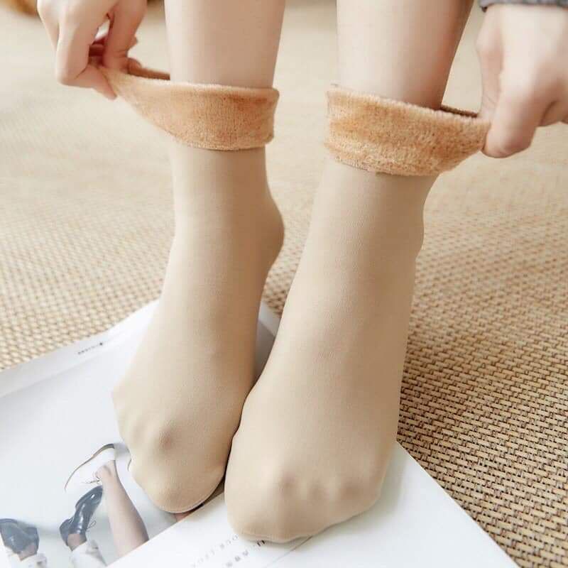 1 Đôi Tất Lót Lông Cực Ấm Giữ Nhiệt