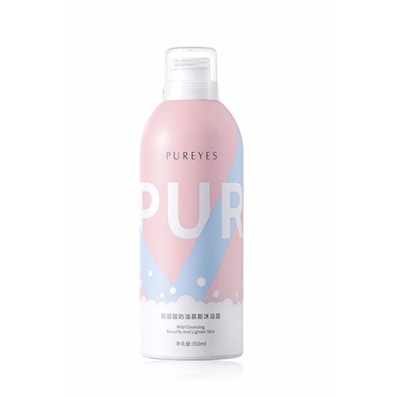 Sữa tắm tạo bọt làm trắng da Pureyes 350ml (được chọn màu) | BigBuy360 - bigbuy360.vn