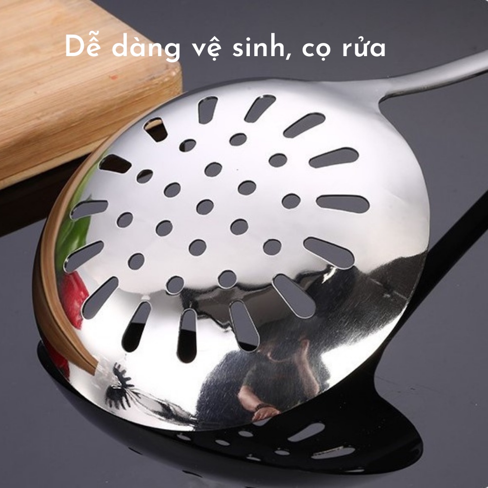 Muôi Vá Lẩu Inox 304 Cao Cấp Malicook ( Muôi Thủng - Muôi Canh )[ XẢ KHO - FREESHIP]