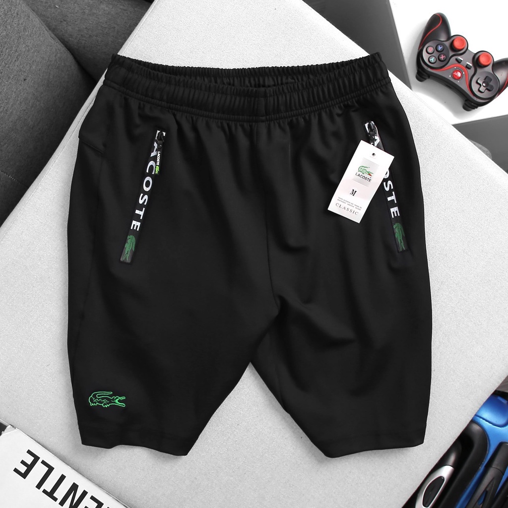 Quần Short Nam Thể Thao Lacoste Túi Zip