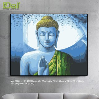 Tranh treo tường tự tô màu số hóa DALI Tranh Phật giáo P008