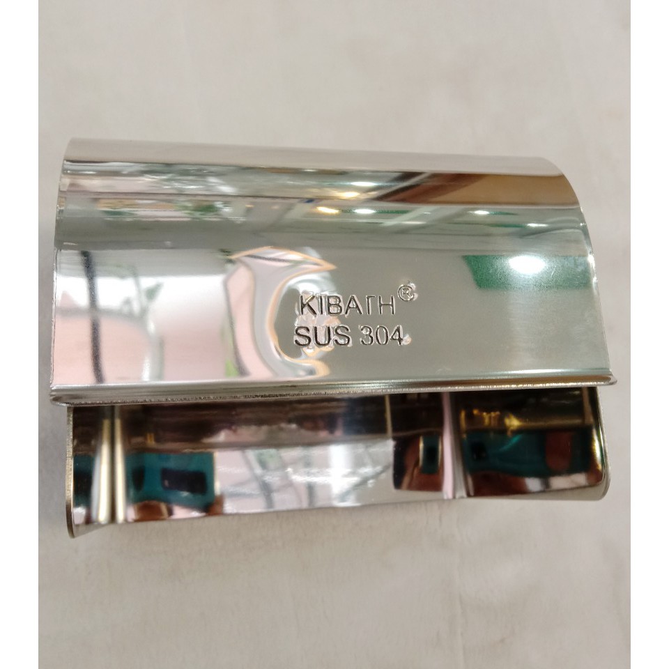 Hộp đựng giấy vệ sinh Kibath inox 304 bóng, KB-717
