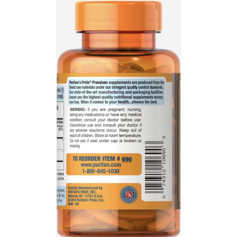 Viên uống bổ sung Vitamin C 1000mg, C 500mg Puritan's Pride 100v