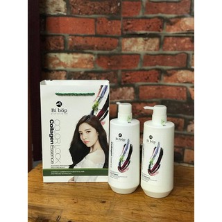 [GIÁ SỈ - FREESHIP]  Bộ dầu gội xả Collagen Bibop 800ml. Giúp phục hồi và dưỡng ẩm, lưu hương lâu cho mái tóc