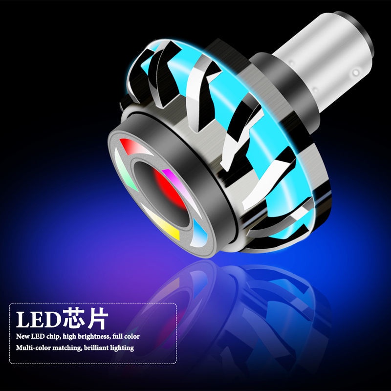 1 Đèn LED Đuôi Xe Máy 1157 Nhấp Nháy Đỏ dc12v Siêu Sáng