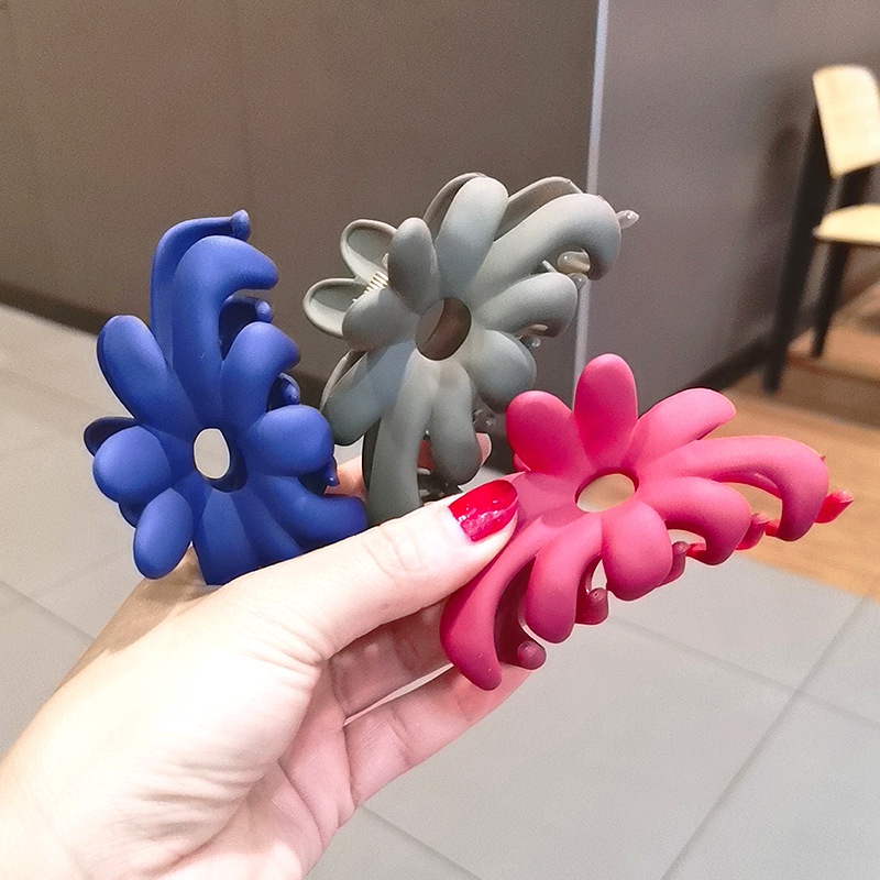 ❤️Kẹp tóc càng cua❤️ Kẹp/cột buộc tóc màu trơn kiểu dáng thanh lịch cho nữ phong cách Hàn Quốc - 𝗚𝗜𝗔𝗗𝗨𝗡𝗚𝗛𝗔𝗡𝗢𝗜𝟯𝟵