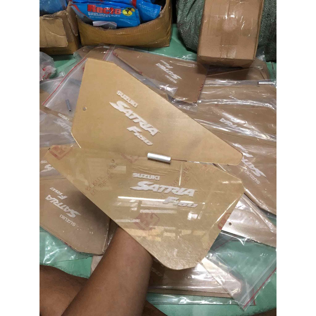 ỐP SƯỜN MICA TRONG SUỐT CHO RAIDER Fi, SATRIA