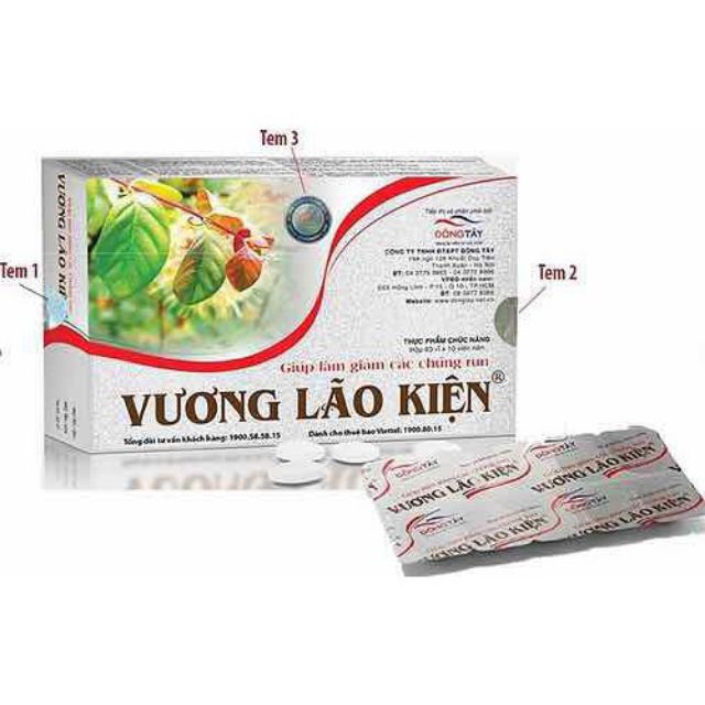 Vương Lão Kiện_Hỗ Trợ Điều Trị Run Tay Chân (Mua 6 tặng luôn 1h )