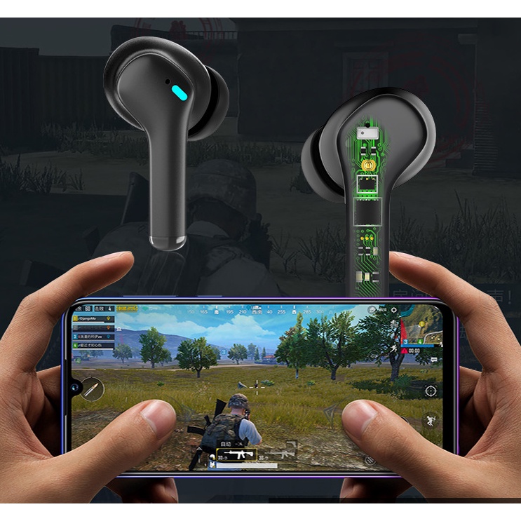 Tai nghe bluetooth nhét tai chống ồn cao cấp V5.1 chính hãng dùng cho iPhone Samsung OPPO VIVO HUAWEI XIAOMI