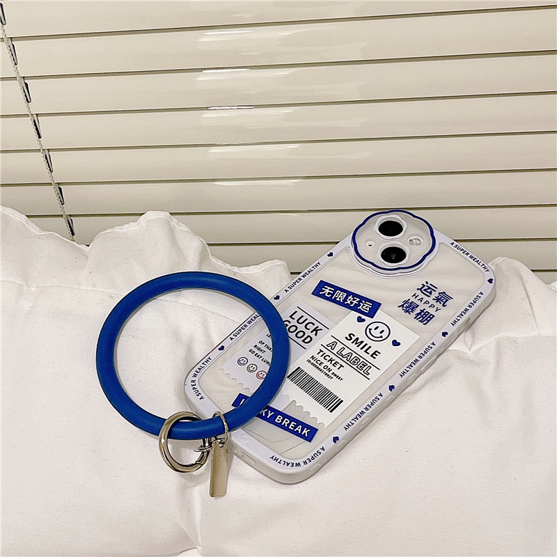 Ốp lưng iphone Ốp Điện Thoại Silicon In Họa Tiết Hoa Kèm Dây Đeo Cho Iphone 13Promax 12 11 / xr / 7 / 8 / PLUS Dinuo case