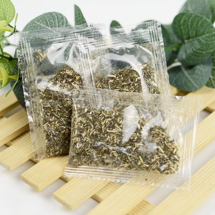 Hanpet.GV- (gói 2gr) Cỏ mèo ngửi Catnip cỏ bạc hà cho mèo ngửi để phê