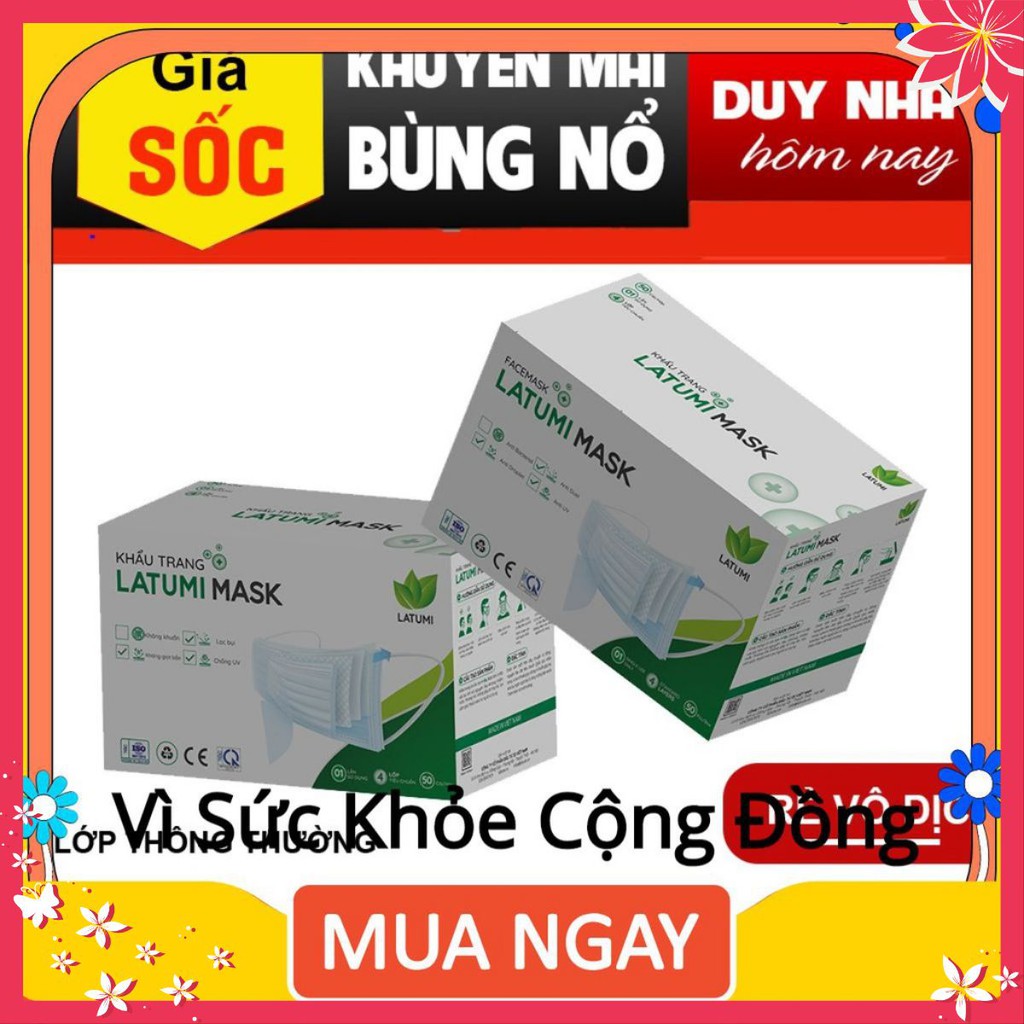 [COMBO 10 HỘP] Khẩu Trang Y Tế 4 Lớp Kháng Khuẩn Tác Dụng Ngăn Giọt Bắn, Chống Bụi sakukeeee.shop | BigBuy360 - bigbuy360.vn