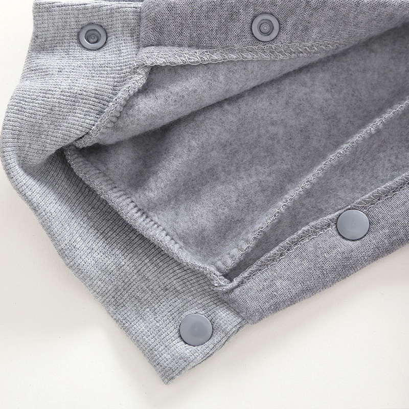 Body bé trai đồ sơ sinh từ 9 đến 36 tháng bodysuit liền thân Mùa Đông Tay Dài Áo Hoodie In Hình Hoạt Hình Giữ Ấm quần áo cho bé trẻ em