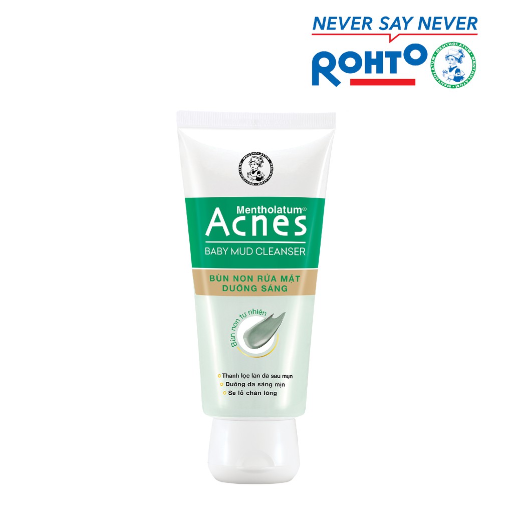 Bùn non rửa mặt dưỡng sáng Acnes Baby Mud Cleanser 100g | BigBuy360 - bigbuy360.vn