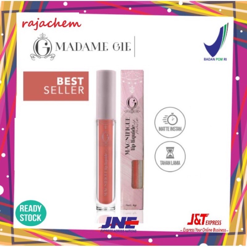 (hàng Mới Về) Son Kem Lì Madame Gie Magnifique Màu Sắc Thời Trang Mờ / Matte | BigBuy360 - bigbuy360.vn