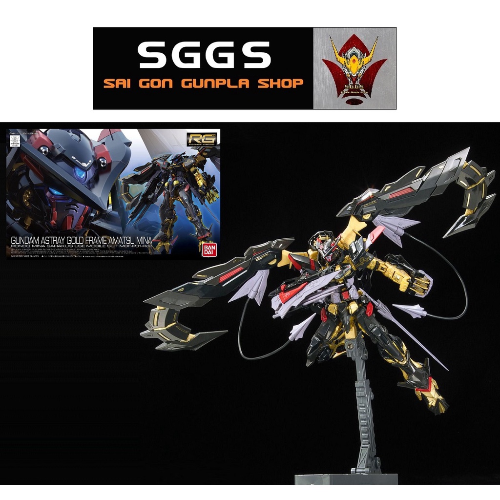 RG Astray Gold Frame Gundam Amatsu Mina Gundam Seed Mô Hình Bandai Đồ Chơi Lắp Ráp