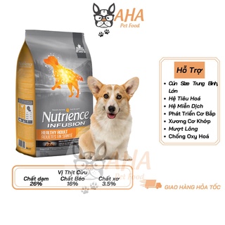 Thức Ăn Khô Cho Chó Corgi Nutrience Infusion Bao 10kg - Thịt Gà Tây, Rau Củ Và Trái Cây Tự Nhiên
