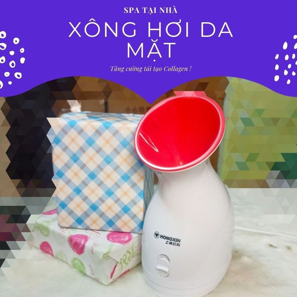 Máy Xông Mặt Hongxin Cao Cấp, Máy Xông tinh dầu,chăm sóc làm sạch da mặt