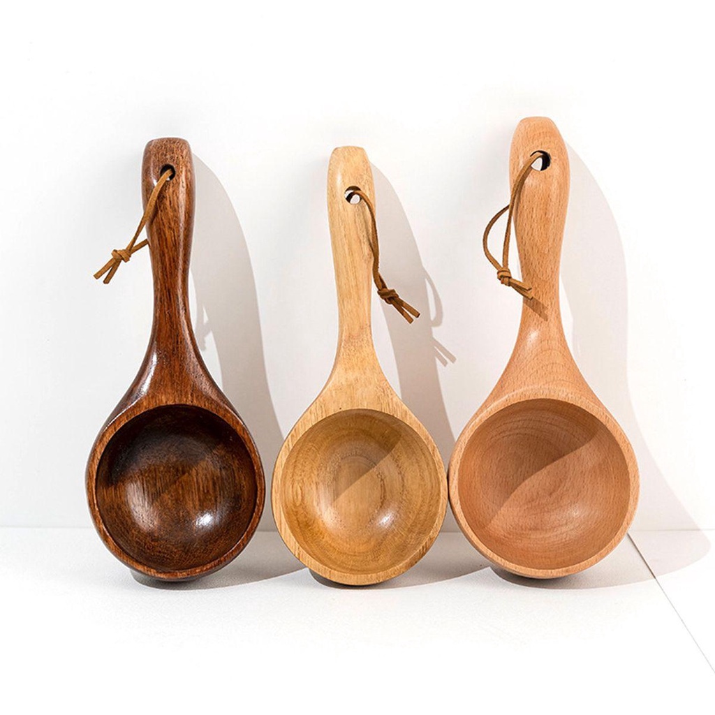 JARRED Ca Múc Nước Bằng Gỗ Tiện Dụng Cho Nhà Bếp