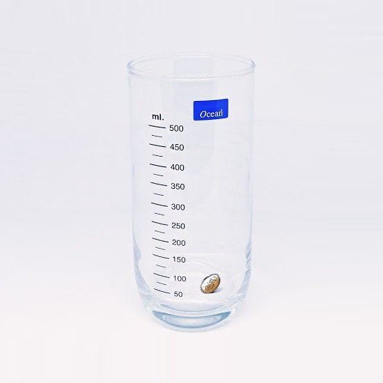 Ly thủy tinh chia vạch Ocean - ly thủy tinh 500ml