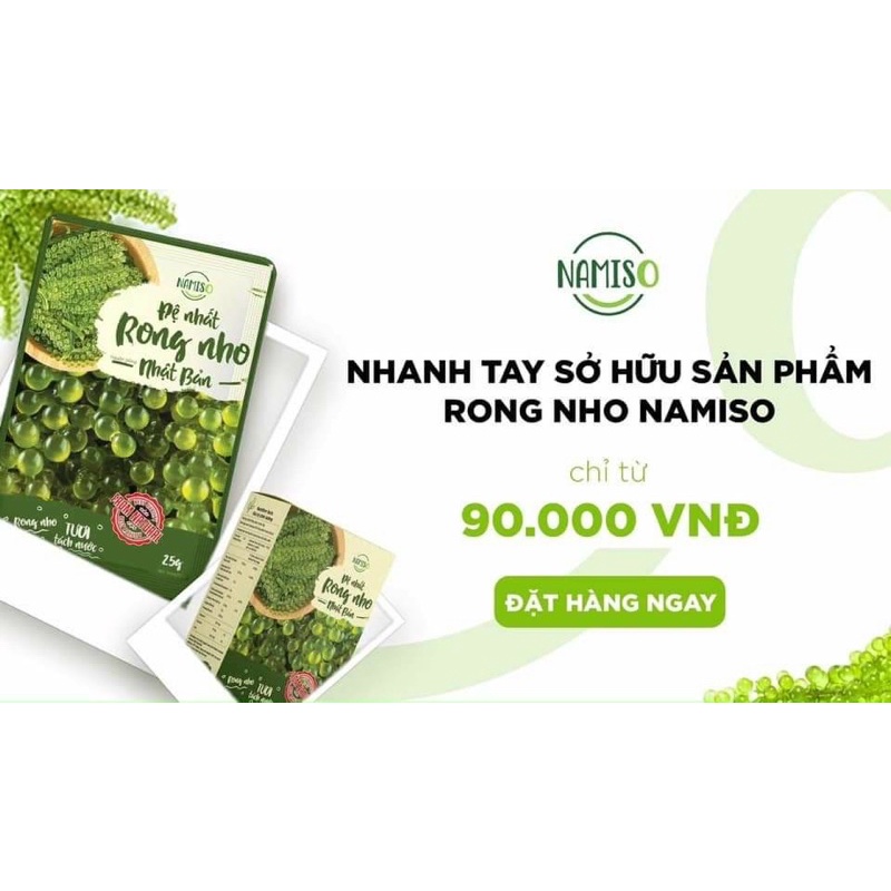Rong nho Nhật bản 12 gói 300gr