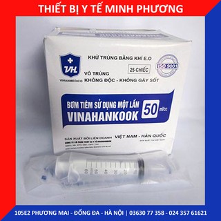 Bơm tiêm 1 lần Vinahankook 50ml