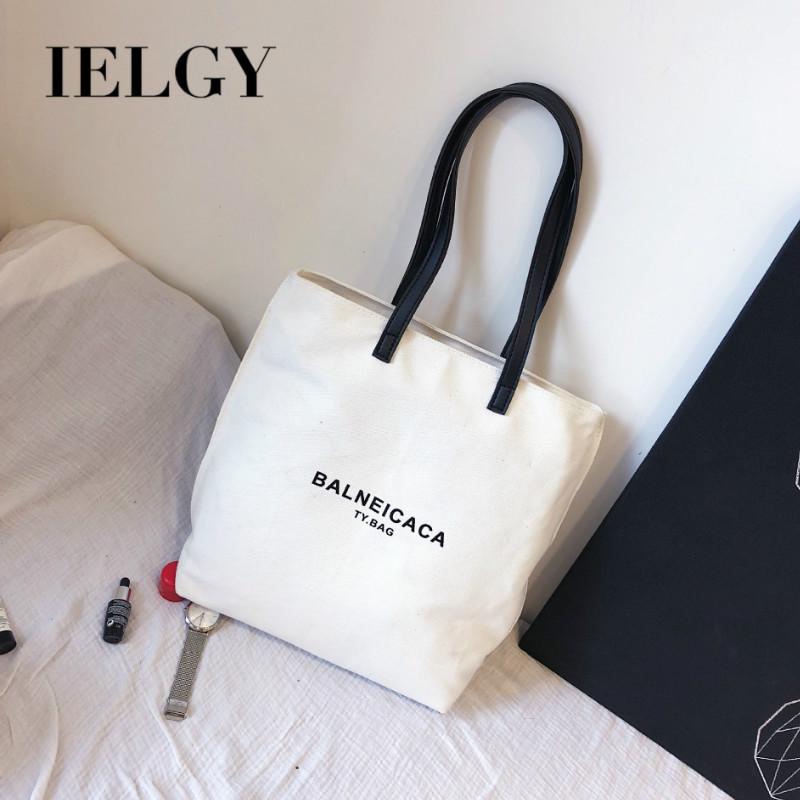 Túi Vải Canvas Đeo Vai Trẻ Trung Năng Động Dành Cho Nữ IELGY