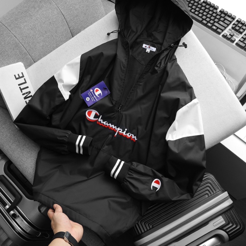 Áo khoác dù  nam nữ Cham pi on