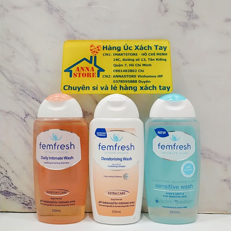 Dung dịch vệ sinh phụ nữ FemFresh Úc