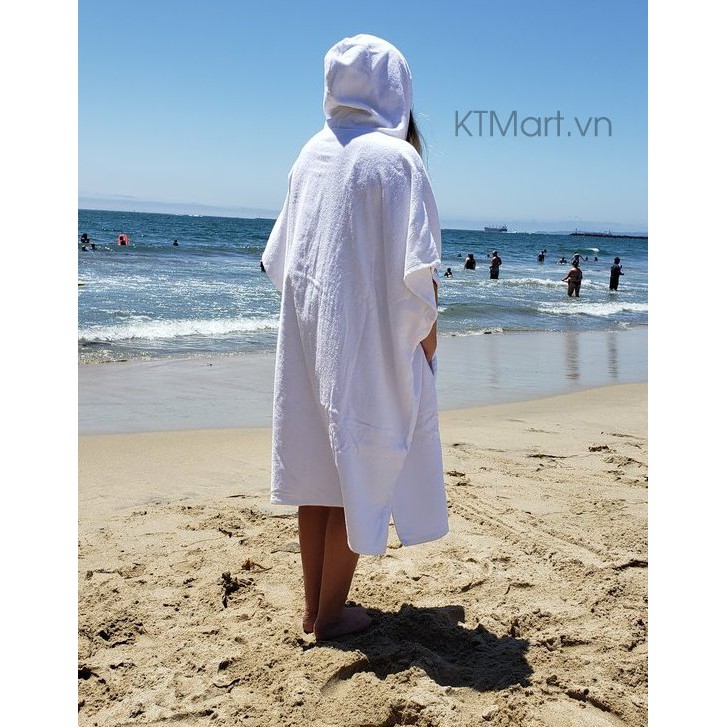 Áo choàng tắm Lead Wake Towel Hoodie White size S/M - L/XL | BigBuy360 - bigbuy360.vn