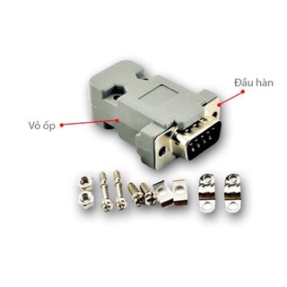 Đầu nối jack com - DP 9 chân đực cái kèm vỏ
