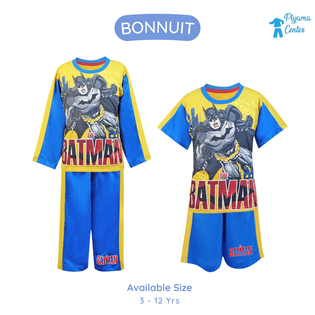 Áo Sơ Mi Họa Tiết BATMAN Cá Tính Dành Cho Bé Trai 2-12 Tuổi