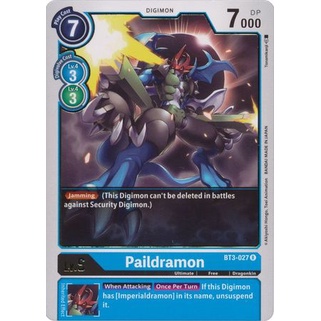 Thẻ bài Digimon - TCG - Paildramon / BT3-027'