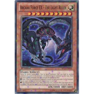 Thẻ bài Yugioh - TCG - Arcana Force EX - The Light Ruler / SP13-EN044'